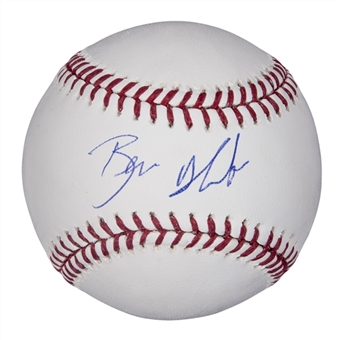 Ben Affleck Single Signed OML Manfred Baseball (Beckett)